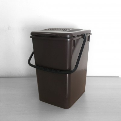 Pojemnik na odpady kuchenne Biolyne 10 l, brązowy