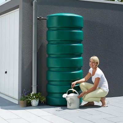 Zbiornik ozdobny na deszczówkę Classico 650 l, zielony