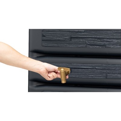 Plastikowy zbiornik na deszczówkę SEINE Extra Slim 400