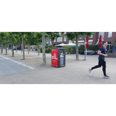 CitySolar solarny pojemnik samo prasujący  - Smart City