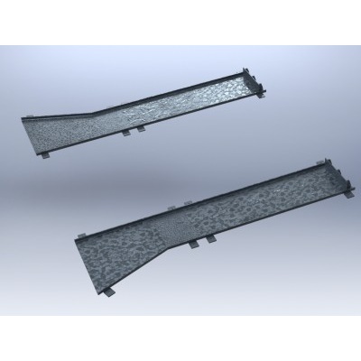 Najazd prowadzący pod kontenery hakowe